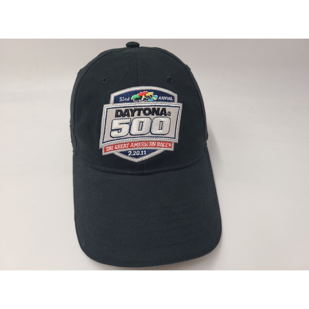 Daytona 500 2011 Chase Adjustable Hat Cap Cotton Men Women NASCAR Racing Black‎